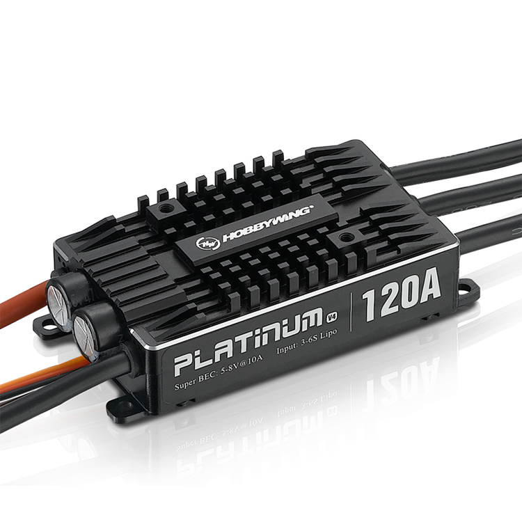 Hobbywing Platinum Pro V4 120A Helicopter Brushless ESC 3-6S Lipo BEC Empty Mold for RC Drone Aircraft