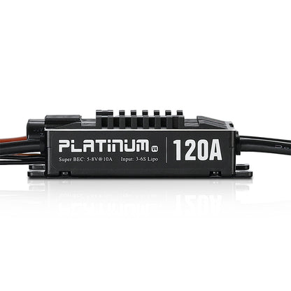 Hobbywing Platinum Pro V4 120A Helicopter Brushless ESC 3-6S Lipo BEC Empty Mold for RC Drone Aircraft