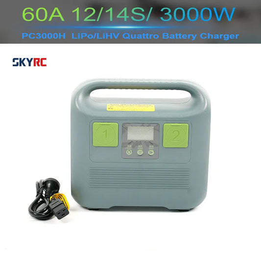 SKYRC NEW PC3000H 60A 12/14S 3000W Charger with Built-industry CAN Bus Communication for Smart Battery Lithium Battery