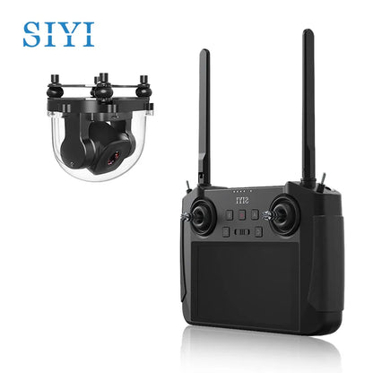 SIYI A2 mini Ultra Wide Angle FPV Gimbal Single Axis Tilt with160 degree FOV 1080p Starlight Camera Sensor IP67 Waterproof