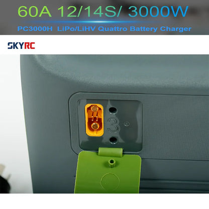 SKYRC NEW PC3000H 60A 12/14S 3000W Charger with Built-industry CAN Bus Communication for Smart Battery Lithium Battery