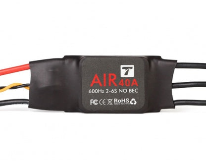 T-MOTOR ESC Air 40A (2-6S 600HZ NO BEC) Brushless Motor Electronic Speed Controller for Multicopter