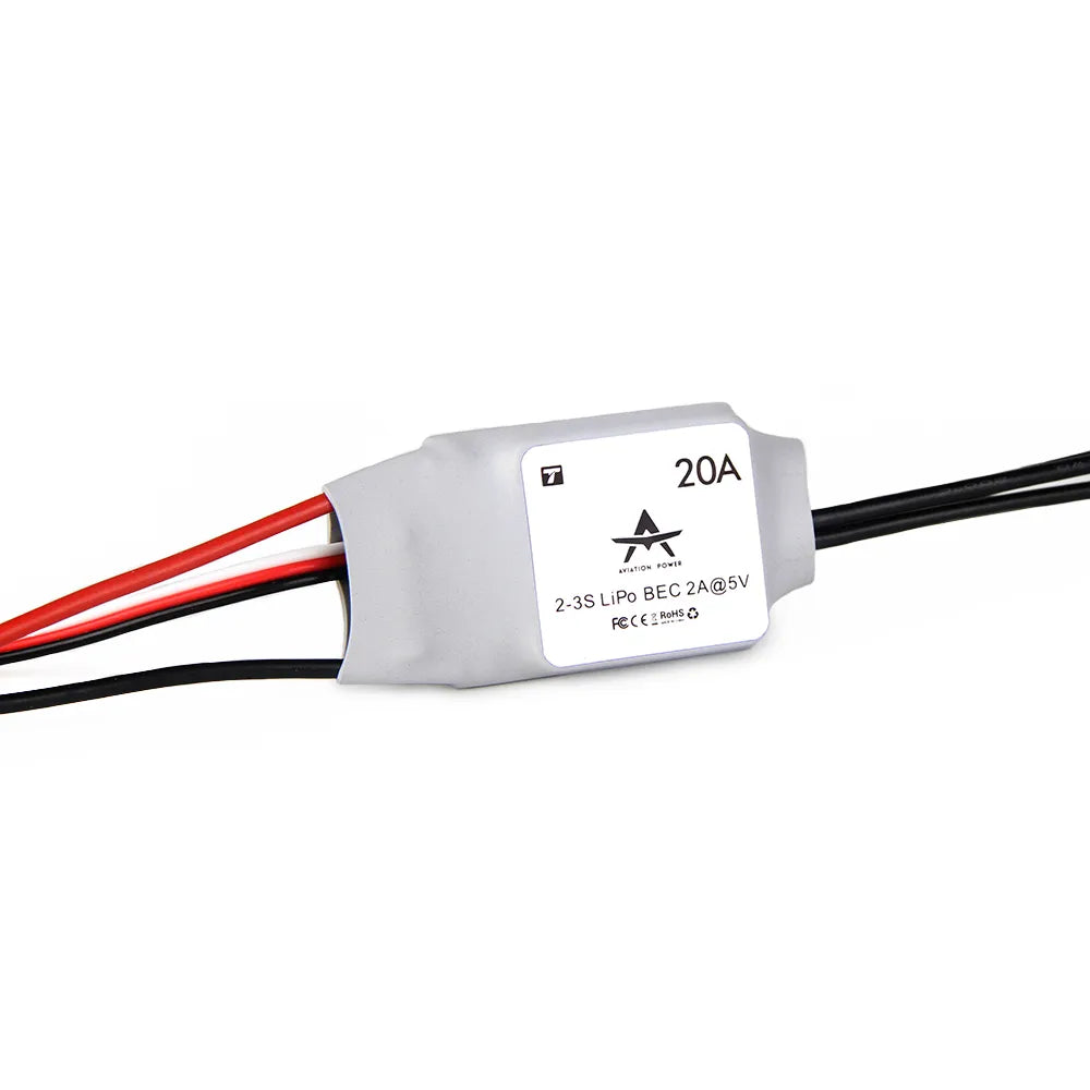 T-MOTOR AT series ESC AT 20A speed controller 2-3s support BEC output