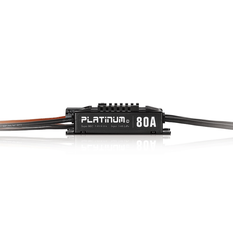 Original Hobbywing Platinum Pro V4 80A 3-6S Lipo BEC Empty Mold Brushless ESC for RC Drone Aircraft Helicopter