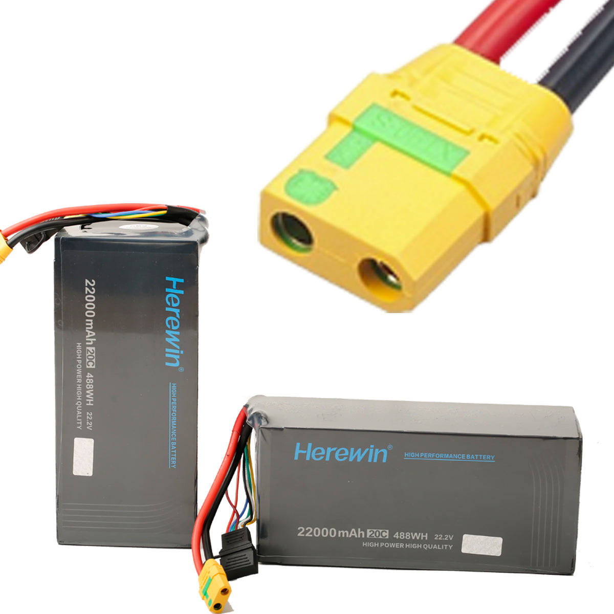 Herewin 16000MAH 22000MAH Battery 22.2v 6S 20C Battery Agricultural Plant Protection UAV Battery